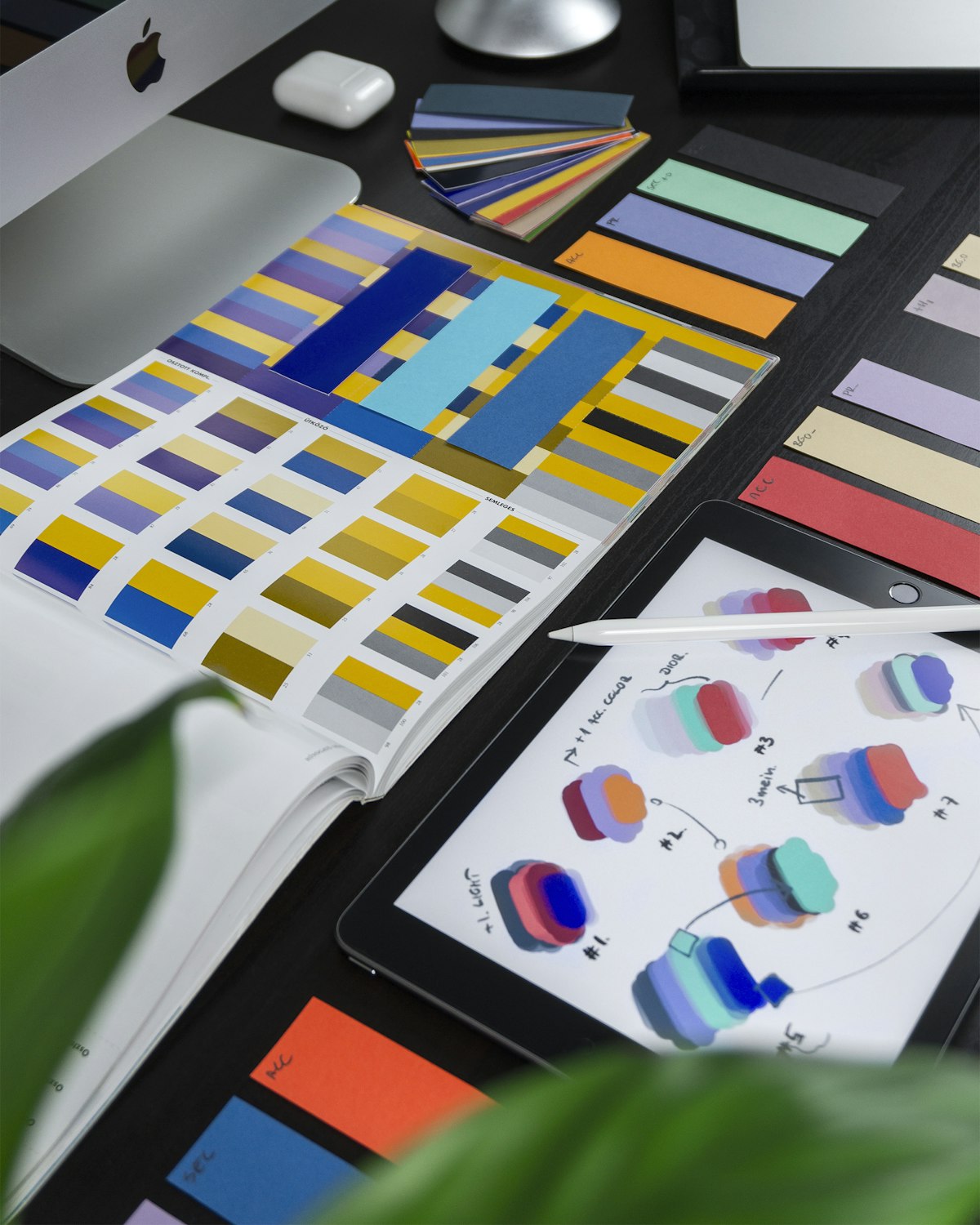 Full Frame Design studio wall with branding work